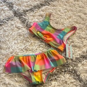 Cat & Jack Multicolor Kids Bikini Set